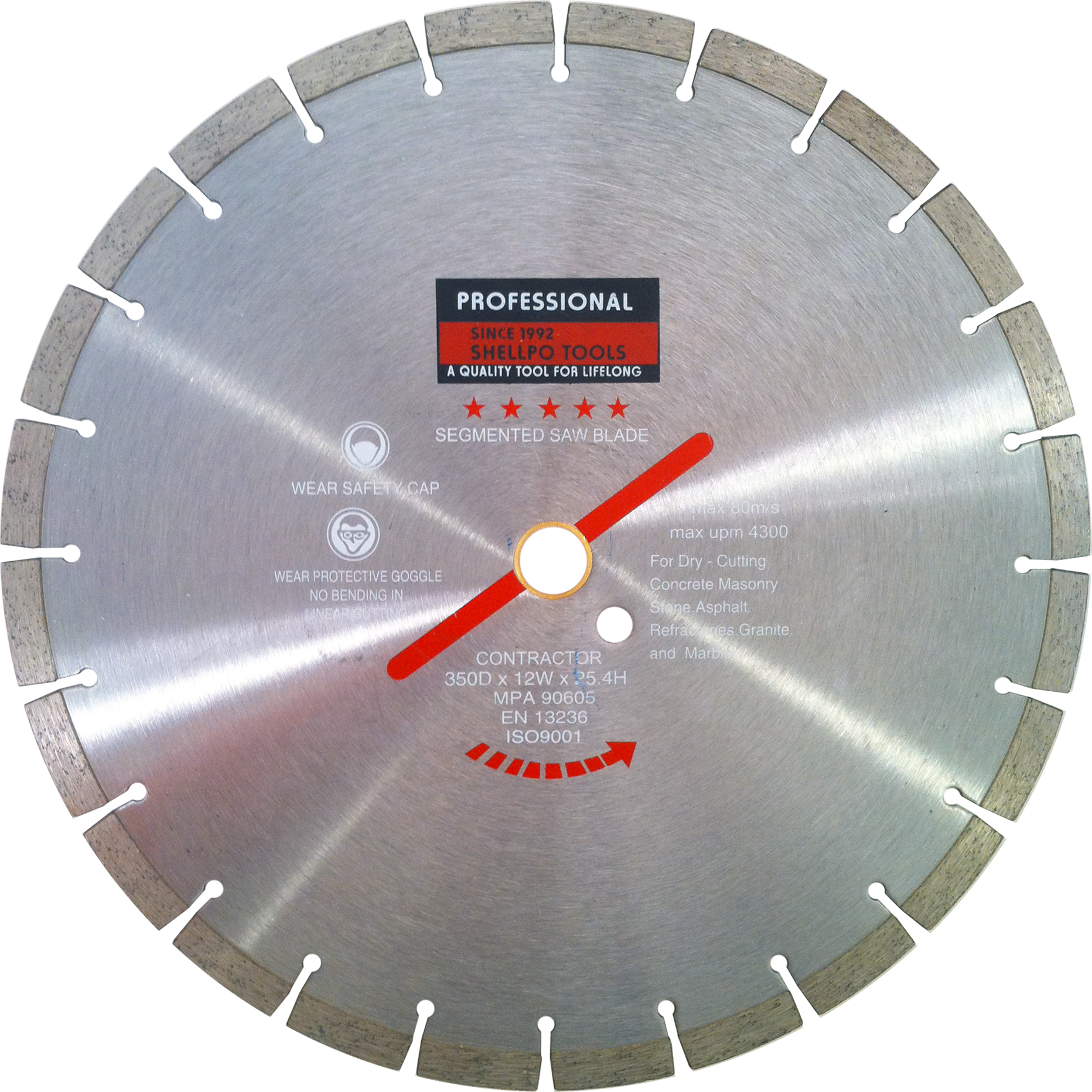 Segmented Diamond Blade