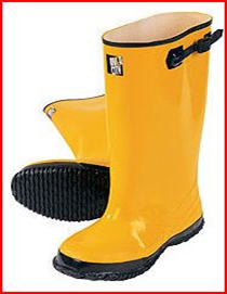 Yellow Rubber PVC Slush Boot