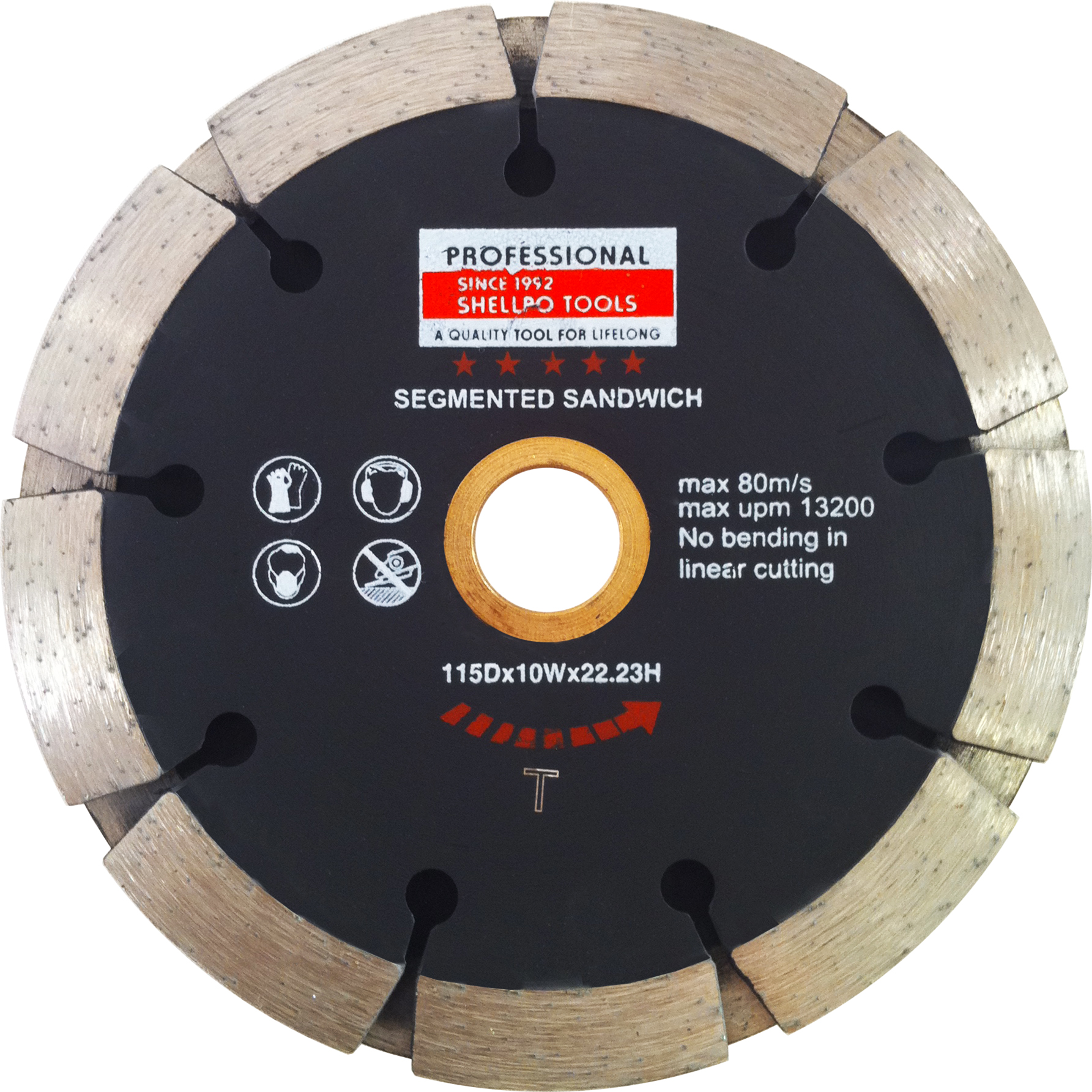 Segmented Sandwich Blade