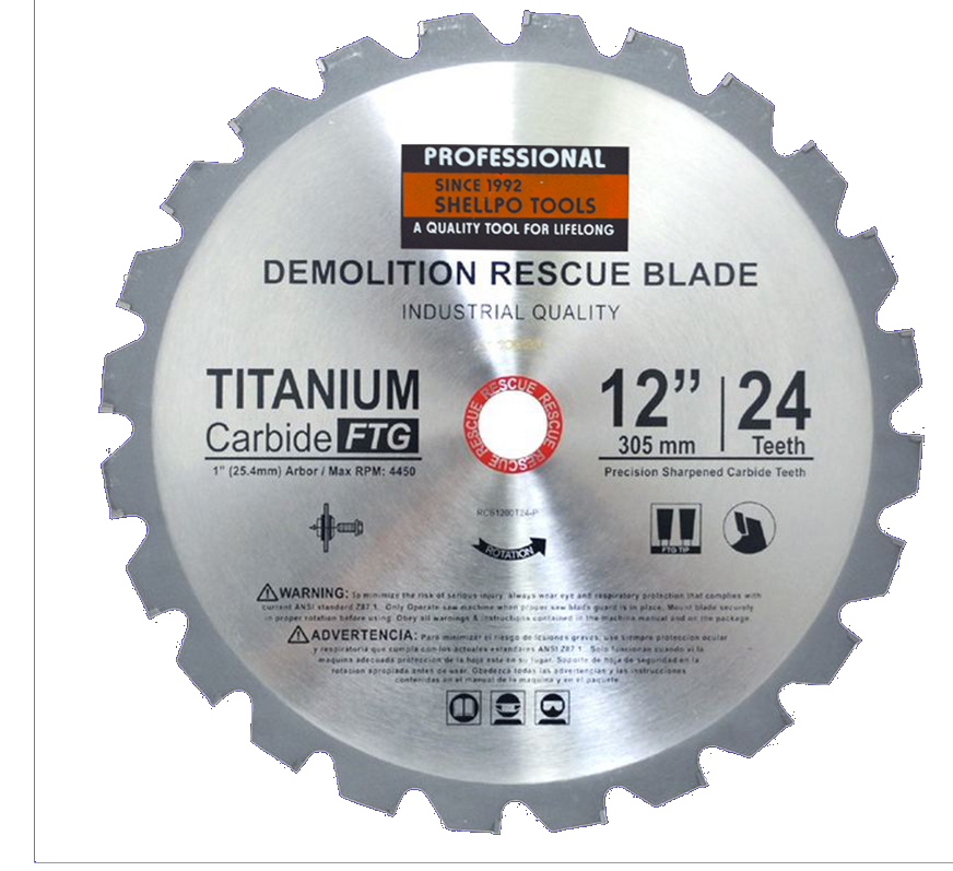 Titanium C1 Carbide Demolition Blade